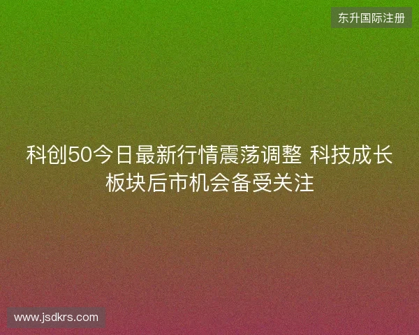科创50今日最新行情震荡调整 科技成长板块后市机会备受关注